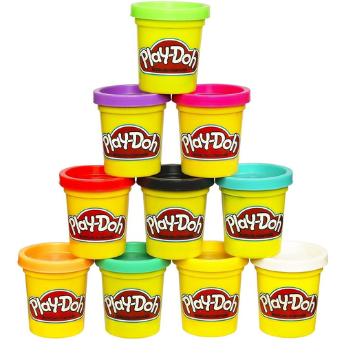 Play-doh Noodle Makin Mania Set  Modeling Compuesto 10 Pack