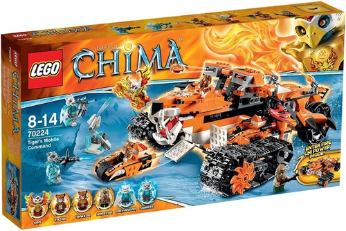 Lego Chima 70224 Comando Mobil Tiger 712 Piezas Set
