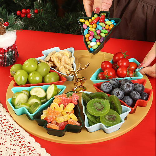 Bandeja Para Árbol De Navidad Pequeña Bandeja Para Aperitivo