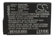 Comprar Bat Para Panasonic Dmw-bld10 Lumix Dmc-ts2a Dmc-zs7r Dmc-gx1