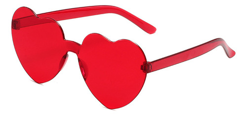 Gafas De Sol Unisex Con Protección Uv400 En Forma De Corazón