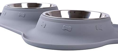 Hubulk Cuencos Para Perros 2 Cuencos De Acero Inoxidable Par