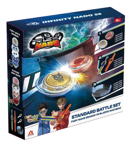 Kit Arena Infinity Nado Battle Set Série Vi