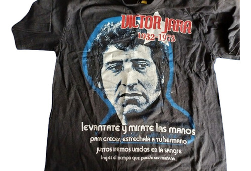 Camiseta Víctor Jara Chile Solo Talla S Pequeña