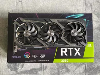 Tarjeta Gráfica Rtx 3060 Rog Asus Strix 12gb Oc / Rgb /