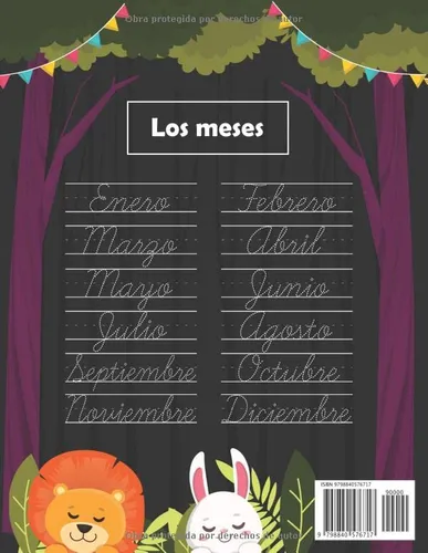 Libros En Espanol Para Ninos Para Aprender A Escribir Cursiv