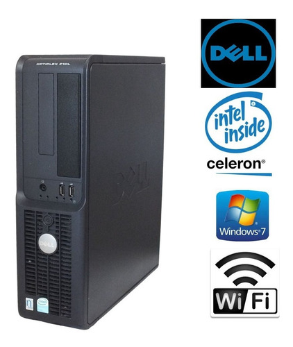 Imagem 1 de 3 de Pc Dell Optiplex 210l Intel Celeron 4 Gb Ram Win 7 Wi-fi