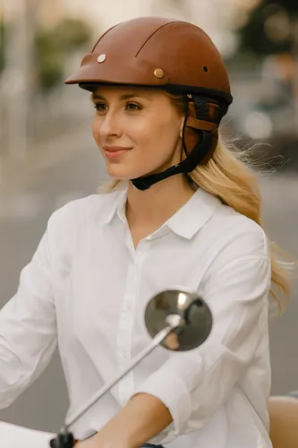 Capacete Coquinho Patinete Moto Elétrico Scooter Old  Ccc091