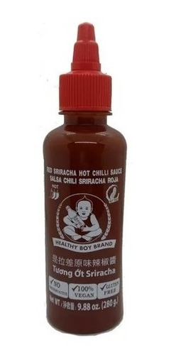 Salsa Roja Sriracha Healthy Boy X 280 Gr Sin/tacc Vegana