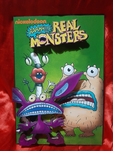 Cuadros De Madera Grandes 3d  Aaahh Real Monsters