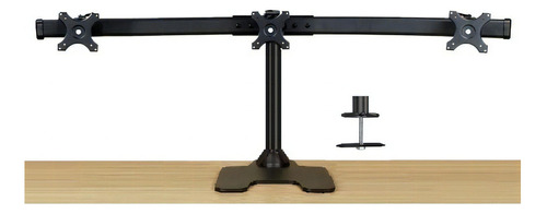 Ezm Deluxe Triple Monitor Mount Stand Free Standing Soporta