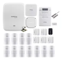 Comprar Kit Alarme Sem Fio Amt 8000 Wi-fi Cu002F Xag 8000 3g E Sensores