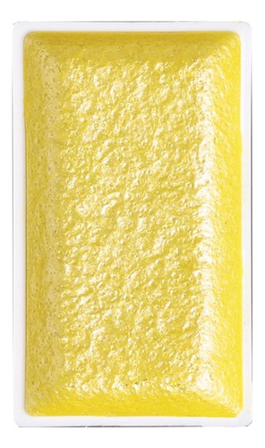 Acuarela Kuretake Gansai Tambi Pastilla X Unidad Color 740 Pearl Lemon Yellow