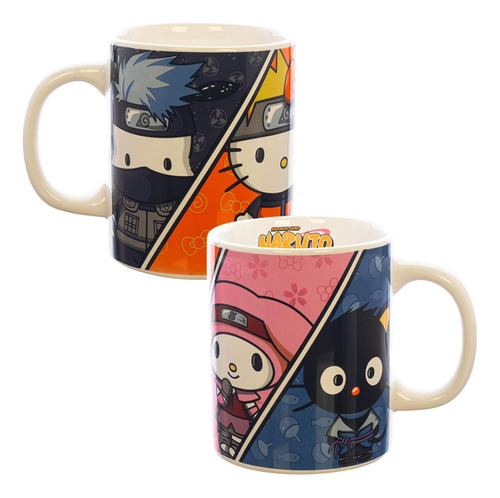 Bioworld Sanrio X Naruto Taza De Cerámica De 16 Onzas