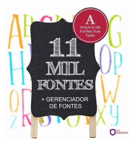 Fontes Design - Pacote Com 11 Mil + Gerenciador De Fontes