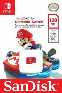 Memoria Micro Sd Nintendo Switch Sandisk 128 Gb