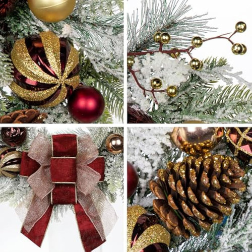 Corona De Navidad De 24 Pulgadas Para Puerta