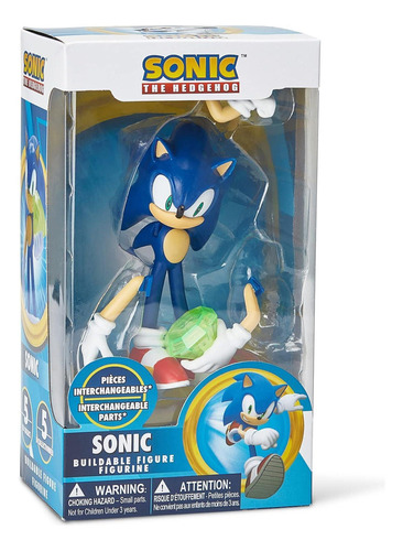 Boneco Sonic The Hedgehog Sonic Esmeralda Angel Just Toys