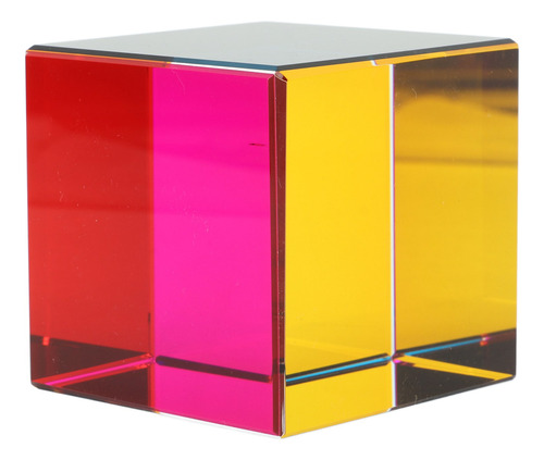 Cubo Óptico De Color Cube Optical De 6 Lados, Prisma De Cubo