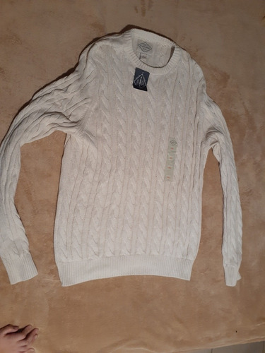 Sueter Tejido Pescador Cable St Johns Bay Beige Xl Hombre (Usado)
