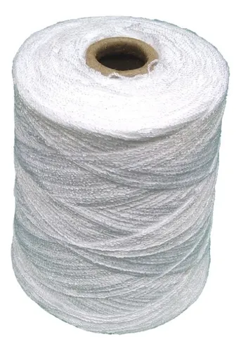 Medio Kilo Hilo Estambre Cristal Blanco