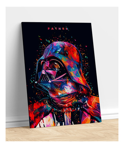 Cuadro Vader Star Wars Pop Decorativo Moderno Pieza Living