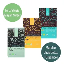 Comprar Té Matcha Chai Détox C\u002F Stevia Orgánico Mayan Sweet Pack 3pz