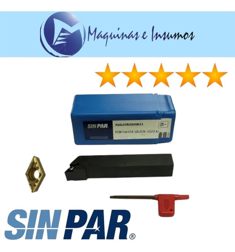 Portainserto Sdjcr2020 K11 Sinpar + Inserto Dcmt 11t3