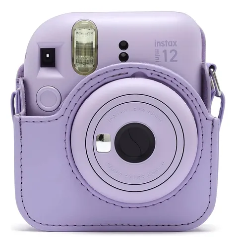 Funda Para Fujifilm Instax Mini 12 Purpura Compacta Durable