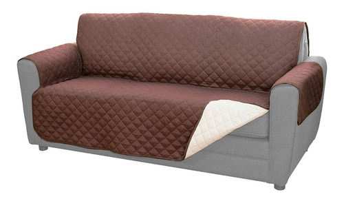 Protector Sofa 2 Puestos Reversible Importado Doble Faz