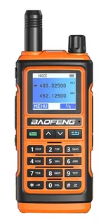 Baofeng Radio Uv-17 Uhf Vhf Con Manos Libres 1000 Canales Bandas de frecuencia 20.5KHz | 12.5KHz Color Naranja