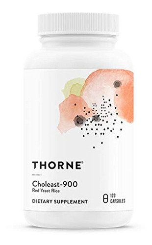 Thorne Investigación Choleast 900, 120 Cápsulas Vegetarianas
