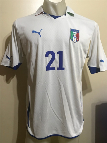 Camiseta Italia 2009 2010 Pirlo #21 Milan Inter Juventus L