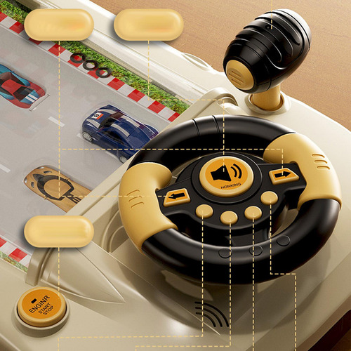 Brinquedo De Volante Fingir Jogar Brinquedo De Condução