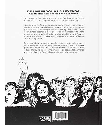 La Historia De Los Beatles, De Angus Allan. Editorial Norma, Tapa Blanda En Español, 2022