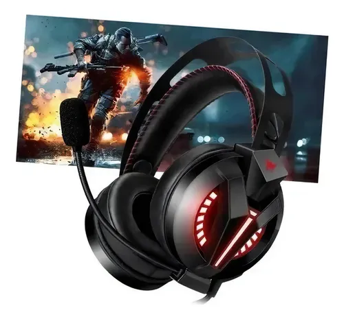 Auriculares Gamer Hunterspider M180 Pro Led Pc Play -impacto