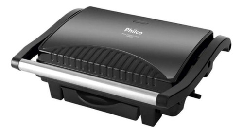 Sanduicheira E Grill Philco Press Titanium Inox Pgr08t