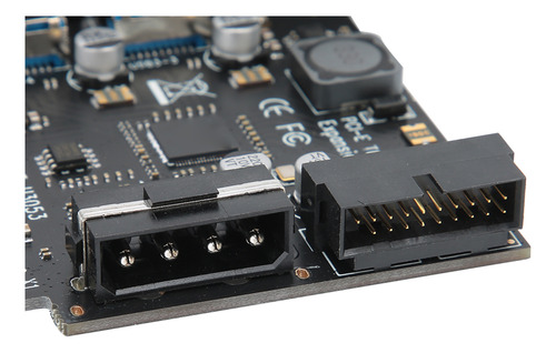 Placa De Expansão Pcie Para Usb3.0 Placa Pci Express Stw300