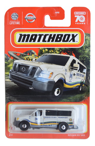 Matchbox Nissan Nv Van, 70 Aos 71/100
