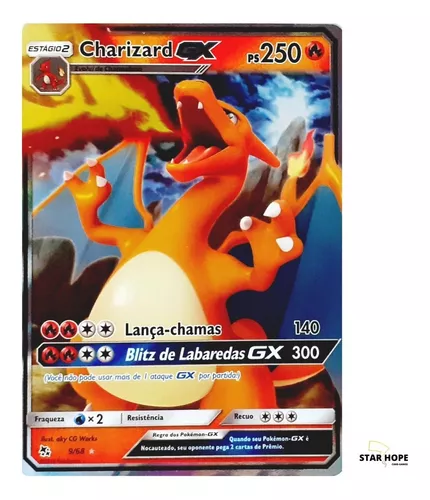 Carta Pokemon Charizard-GX