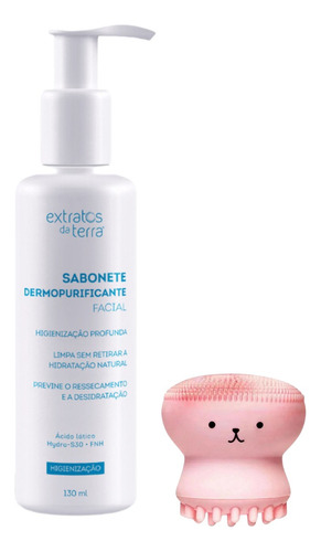 Sabonete Limpeza Facial 130ml Refrescante Extrato Da Terra