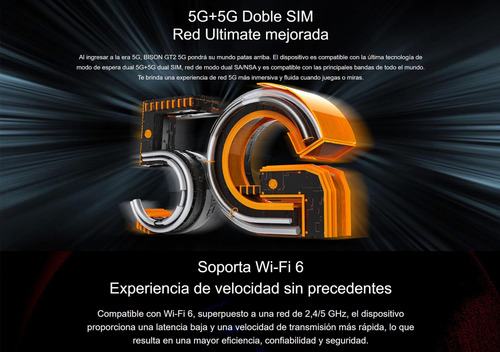 Bison Gt2 Pro 5g - Celular Resistente / Ram 8 Gb, Rom 256 Gb