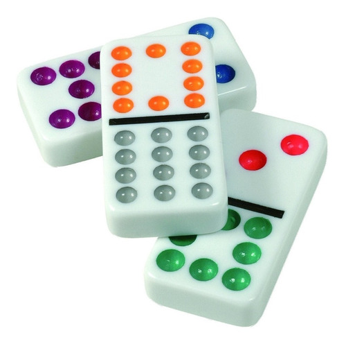Domino Doble 12 Con Base Y 4 Trenes