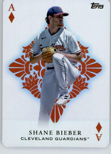 2023 Topps All Aces Aa-15 Shane Bieber Tarjeta Coleccionable