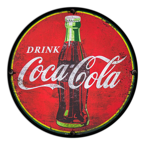 #548 - Cuadro Decorativo Vintage - Coca Cola Cartel No Chapa