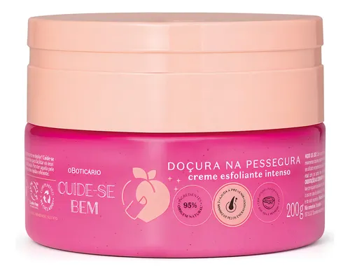 O Boticário Cuide-se Bem Doçura Na Pessegura Creme Esfoliante 200g