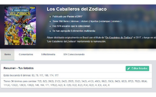 Imagen 4 de 4 de 10 Lam. Especiales Álbum Caballeros Del Zodiaco Panini 2018