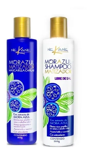 comprar Nekane ® Shampoo + Mascarilla Mora Azul Matiza Rubios Canas