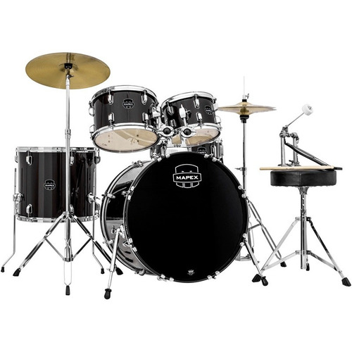 Bateria Mapex Prodigy Py5295tc Dk Completa Banco + Pratos