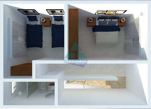 Imagem 10 de 14 de Apartamento Duplex Para Venda Em Ubatuba, Jardim Beira-rio, 1 Dormitório, 1 Banheiro, 1 Vaga - 1072_2-1186428